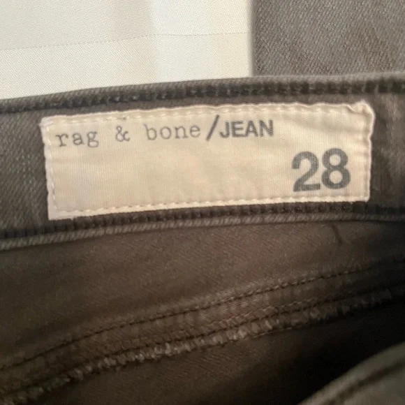 Rag & Bone Skinny Jeans in Army Green- Womens 28 - Picture 5 of 9